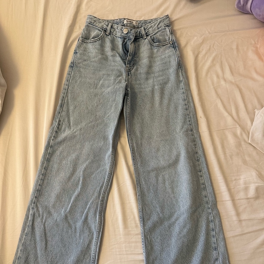 Pull&Bear Light Blue Flare Jeans